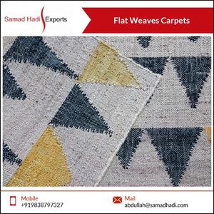 พรมปูพื้นเรียบขนสัตว์ทอมือแบบทันสมัยพรมสำหรับใช้ในสำนักงานสวดมนต์รับประทานอาหาร - Product Image 3