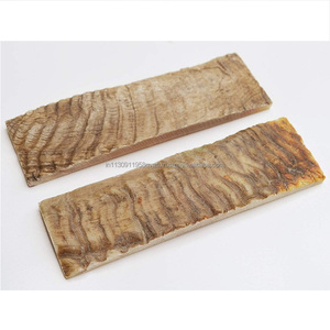 Par de escamas personalizables OEM con mango de cuerno de oveja, hoja de acero EDC, cuchillos de bolsillo, características de caza para cazar, llevar todos los días - Product Image 1