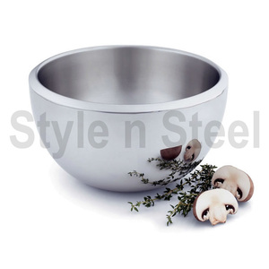 <b>Bowls</b> Leatch Stainless Steel <b>Mixing</b> <b>Bowls</b> <b>Set</b> at Wholesale Price Stainless Steel Double Wall Classic <b>Bowl</b> Steel - Product Image 2