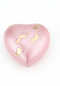 Enfant Pied Étape Coeur Crémation Urne Fournitures Funéraires BRASSWORLD INDE - Product Image 4