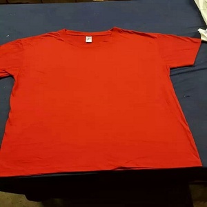 Của nam giới tất cả các ngày thoải mái mỏng phù hợp với dệt kim T-Shirt gân cổ Áo Tee với phai màu sắc kháng và đôi khâu hems - Product Image 1