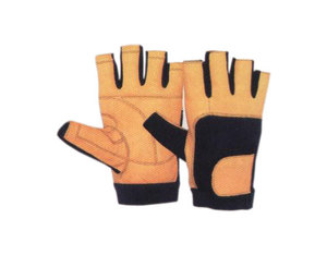 Gants de cyclisme d'hiver de haute qualité pour les sports de plein air Matériau polaire gris et noir Caoutchouc et EVA Produit du fabricant - Product Image 4