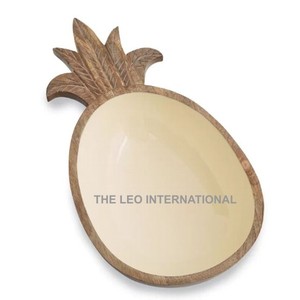 Cuencos Pequeños de Metal para Servir Aperitivos y Frutas, Forma de Piña, Plato Dorado para Miel, Decoración de Lujo, Cuenco Moderno para Ensaladas - Product Image 1