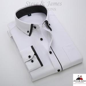 Nhà Máy Cung Cấp Trực Tiếp ODM Và OEM Mới Nhất Ăn Mặc Giản Dị Chính Thức Dệt Cho Người Đàn Ông Áo Sơ Mi - Product Image 5