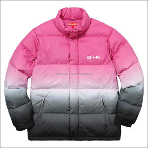 Chaqueta de burbujas negra para hombre, acolchada, acolchada, personalizada, de alta calidad, ligera, para exteriores - Product Image 3