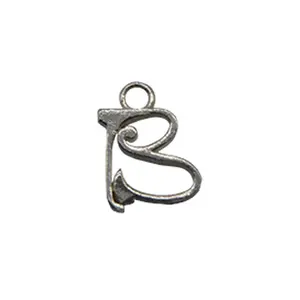 Indian Supplier Sterling Silver B Alphabets Designs Pendant