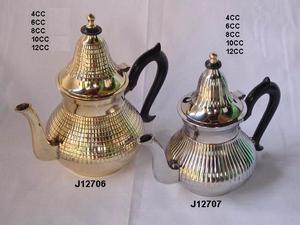 Bouilloire Arbi en laiton moulé avec finition polie miroir, bouilloires en métal en laiton moulé avec finition polie miroir, artisanat indien - Product Image 6