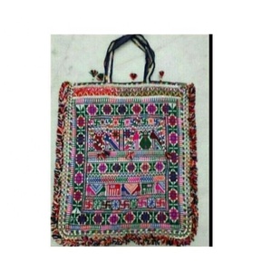 Indian Modern Bohemian Summer Embroidery Designer Handmade <b>Beaded</b> Messenger Bags Light Weight <b>Large</b> Capacity Women Evening Bags - Product Image 1