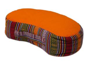 High Quality 100% Cotton Half Moon <b>Cushion</b>-<b>Yoga</b> & Meditation Use Removable & Washable Customizable Colors & Logo - Product Image 1