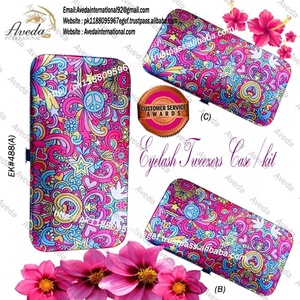 Kit de pinzas para extensión de pestañas impresas hermosas, gran oferta, estilo perfecto, Kit magnético de pinzas de 3 piezas, Etiqueta Privada - Product Image 1