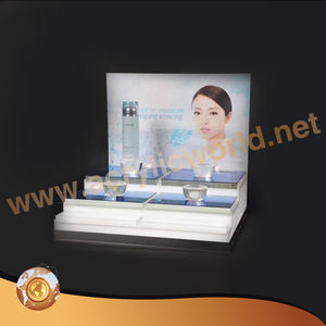 Présentoirs cosmétiques en acrylique présentoir de cils en acrylique présentoir cosmétique en acrylique avec autocollant publicités comptoir d'affichage cosmétique - Product Image 3