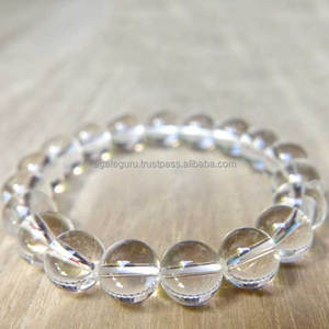 <b>Clear</b> <b>Quartz</b> Natural Crystal Healing <b>Bracelet</b> Wholesale Meditation & Positive Energy Gemstone Reiki Healing - Product Image 1