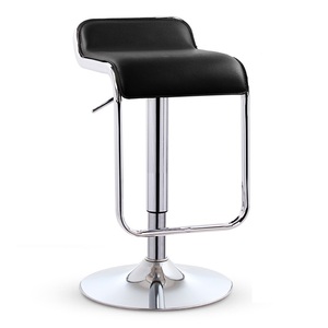 Chaise pivotante avec dossier réglable en <span class=keywords><strong>hauteur</strong></span>, chaise <span class=keywords><strong>de</strong></span> salle à manger en acier inoxydable, cuir PU, réception pour cuisine, salle à manger - Product Image 1