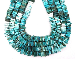 Chrysocolla ลูกปัดหินไฮชิลูกปัดสี่เหลี่ยมเรียบหรู,สำหรับทำเครื่องประดับคริสตัลสวยงามขายส่ง - Product Image 4