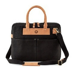 Waxed Canvas and Leather <b>Laptop</b> <b>Bag</b> - Product Image 1