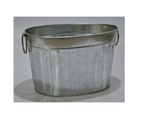 Macetas Verticales de Estilo Americano con Diseño Antiguo, Hechas de Lámina Galvanizada GP, para Plantas Verdes y Flores - Product Image 3