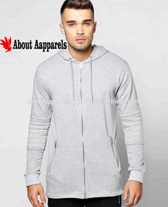 Haute qualité Slim Fit Zip Up Hommes Gym Fitness Respirant palangre fermeture éclair Hoodies - Product Image 3