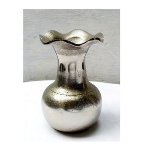 VASE à fleurs en métal/VASE à fleurs en ALUMINIUM/VASE de jardin ANTIQUE décoration de maison et de mariage avec LOGO personnalisé décor de jardin - Product Image 6