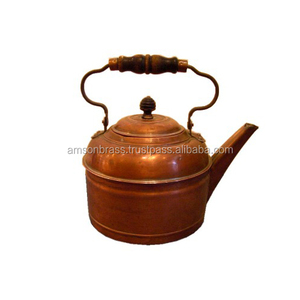 Tetera Antigua de Cobre para el Hogar - Product Image 1