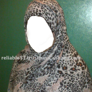 High Quality Autumn Traditional Muslim Scarf with Animal Print Custom Logo <b>Pashmina</b> Hijab <b>Shawl</b> Woven Techniques Department - Product Image 2