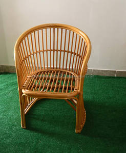Vintage Boho <b>Rattan</b> <b>Dining</b> <b>Chair</b> - Product Image 1