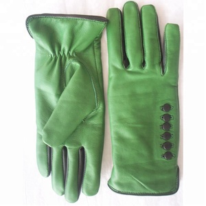 Guantes de cuero personalizados para conducir, manoplas de colores de alta calidad, precio barato - Product Image 4