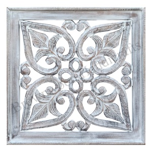 Panel decorativo de pared artístico tallado a mano de madera MDF de lujo, paneles decorativos antiguos con estilo, gran oferta para decoración de habitación y oficina y regalos - Product Image 1