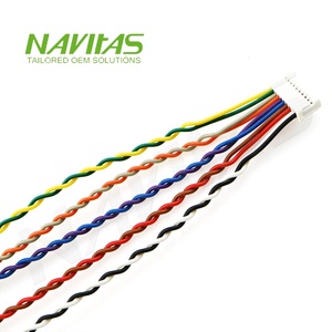 Molex 501330 10pin ขั้วต่อพิทช์1มม. สายเคเบิลบิดสายเคเบิลเทียม - Product Image 1