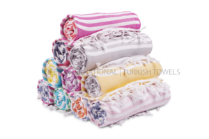 Serviette turque, peshtemal, hammam direct de Factory (Gamme Rainbow/Capri) Collection Rainbow TTCP-0002 fabriquée en Turquie - Product Image 2