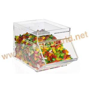 Perspex personalizado, contenedor de acrílico transparente apilable para dulces - Product Image 1