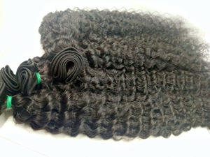 Extension de Cheveux de Trame de Peau Bouclée Crépue Couleur Naturelle Pure Human Remy Hair Cheveux Vierges - Product Image 5