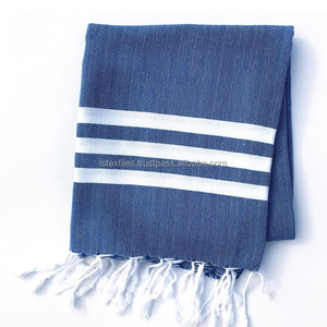 Quick-Dry <b>Striped</b> Pattern Round Turkish <b>Towel</b> Reactive Printed Beach <b>Towel</b>-Disposable and Compressed - Product Image 3