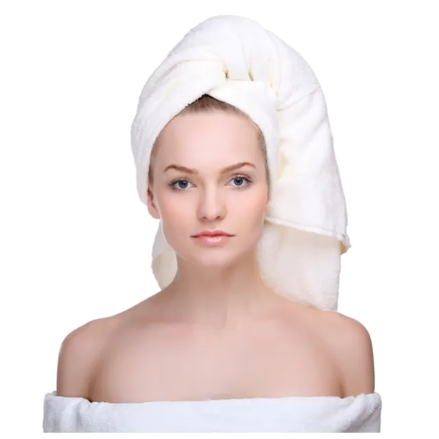 Vente en gros en Inde 100% OEM impression personnalisée 100% serviette de séchage en coton de luxe serviette de cheveux turque en coton.