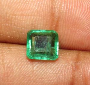 Esmeralda Zambia Preciosa Esmeralda Corte Forma cuadrada Piedra preciosa suelta Cabujón natural increíble calidad - Product Image 5