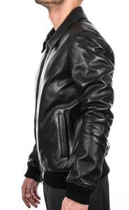 Chaqueta cortavientos de cuero para hombre, equipo de carreras, ropa de moto de manga completa, cortavientos, traje de motorista protector - Product Image 2