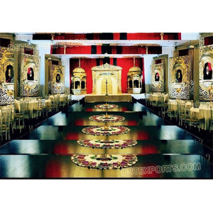 Antiguo de estilo Bollywood boda etapa musulmana boda Jhronka etapa Nayab Walima Jhronka fibra de configuración - Product Image 1