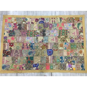 ผ้าปักลายวินเทจสมัยใหม่สำหรับตกแต่งผนัง แขวนผนัง หรือใช้เป็นพรม สำหรับเทศกาลอีสเตอร์ ดีวาลี งานแต่งงาน วันเกิด วันครบรอบ เหมาะสำหรับพื้นที่ขนาดเล็ก - Product Image 3