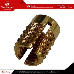 Best M2.5 Brass Insert Nut Premium Quality <b>Fasteners</b> from India with Precision Screw Thread for Wood Insert Applications - Product Image 5