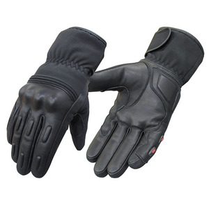 Guantes Protectores de cuero para moto, para carreras profesionales - Product Image 1