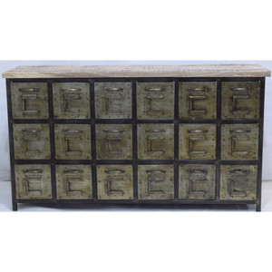 Armadietto cassettiera in metallo industriale americano antico per officina/<span class=keywords><strong>negozio</strong></span>/<span class=keywords><strong>casa</strong></span> da soggiorno in ferro materiale - Product Image 3