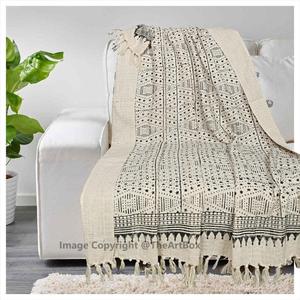 ชุดผ้าควิลท์ผ้าฝ้ายออร์แกนิคงานทำมือผ้าห่มทอด้วยผ้าทอเนื้อนุ่มน้ำหนักเบาตกแต่งบ้านเตียงโซฟาเดินทาง - Product Image 3