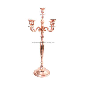 Candélabres de centre de table en cristal, nouveau candélabres en métal - Product Image 4