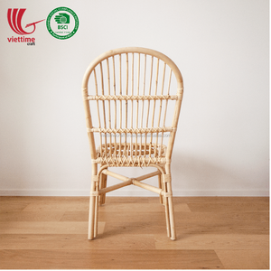 Silla de comedor de ratán redonda moderna de nuevo diseño 2019, silla de jardín al por mayor de Color Natural de Viettime Craft - Product Image 3