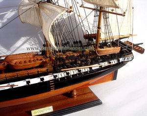 เรือจำลองไม้ USS CONSTITUTION_ งานฝีมือไม้ - Product Image 2