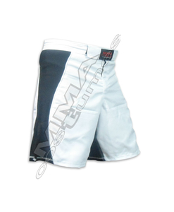 Disfraces de MMA Unisex Cómodo MMA Grappling Board Shorts Blanco y Negro Práctica Ropa diaria para adultos - Product Image 1