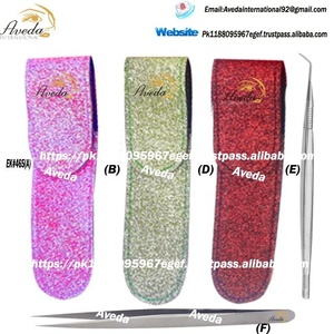 Pince à épiler d'extension de cils de couleur arc-en-ciel de haute qualité en acier inoxydable - Product Image 2