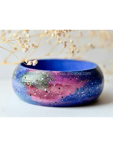 Bracelets en laiton faits à la main, personnalisés, dernier design, avec bijoux fantaisie peints à la main - Product Image 1