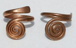 15 bagues en fil de cuivre pour femme, bijoux en métal artisanaux - Product Image 2