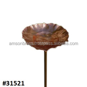 Top Selling Wall Mounted Solid Copper Vintage Bird Bath Large Copper Metal Iron Decorative Bow Customized Size <b>Shape</b> <b>Colour</b> - Product Image 5