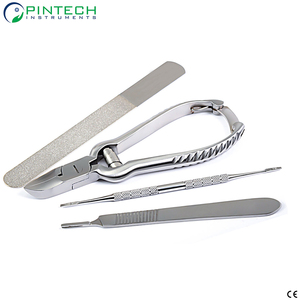 Podología, Chiropody Instruments, 4 piezas, juego de barril Cvd, Autoclavable, calidad alemana, CE - Product Image 1